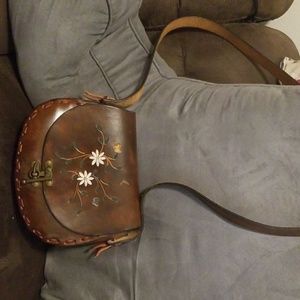 Handmade leather purse
